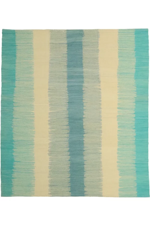 Ocean Kelim - Handgewebte Teppiche in vielfältigen Blautönen, von Azurblau bis Türkis. Hamburg Middleway Gallery - Online Shop
